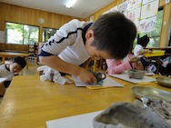 製作展に向けて・・・(年長児)
