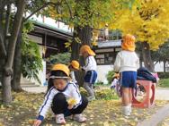 おちばあそび♪