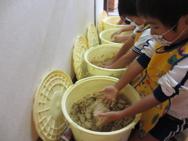 お漬物体験