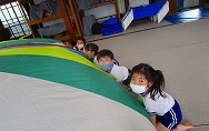 パラバルーン遊び
