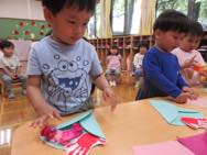 母の日プレゼント作り