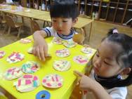 ピザ屋さん準備(年中)